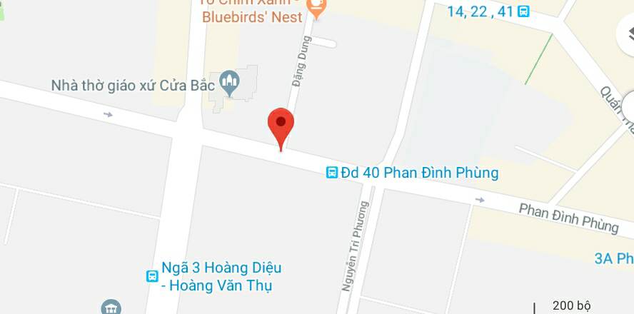 Phố Phan Đình Phùng, quận Ba Đình, Hà Nội